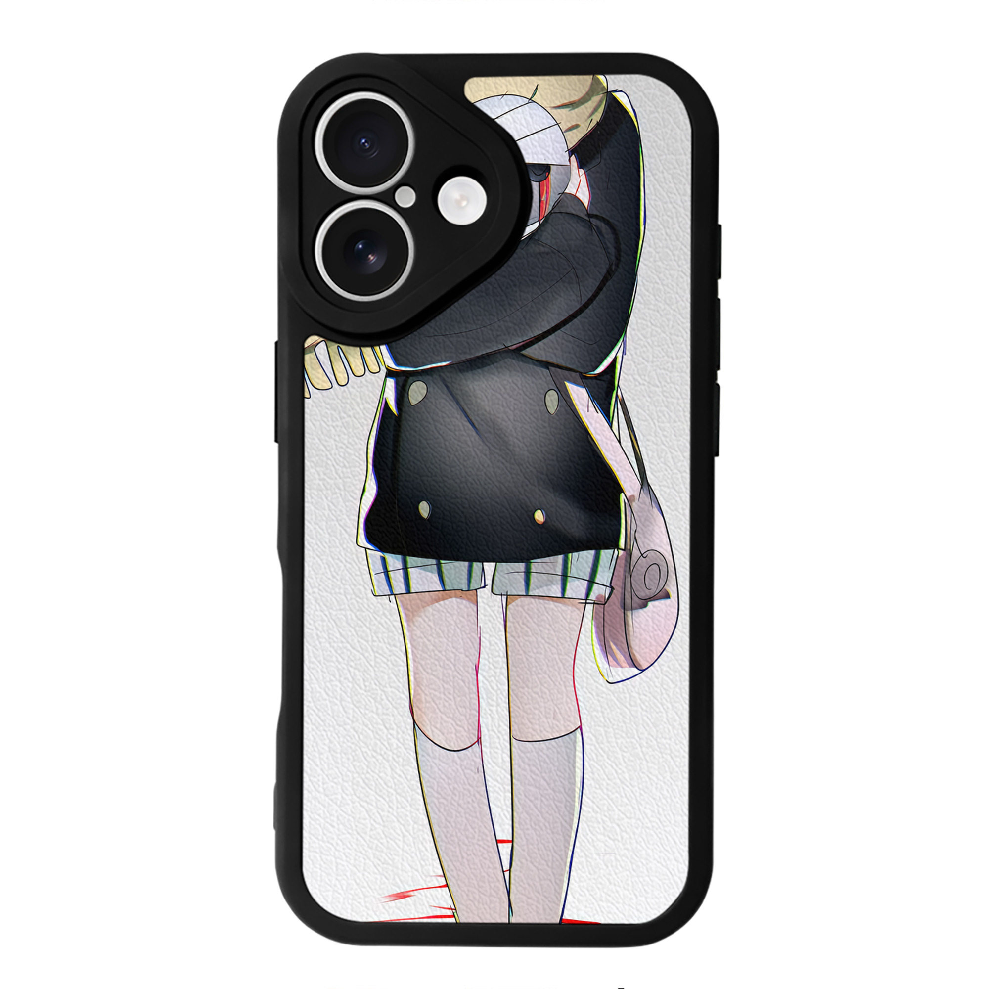 （画像用） 文豪ストレイドッグス Bungo Stray Dogs 【iPhone 16シリーズ対応】シリコンスマホケース（レザー調） 材質：シリコン